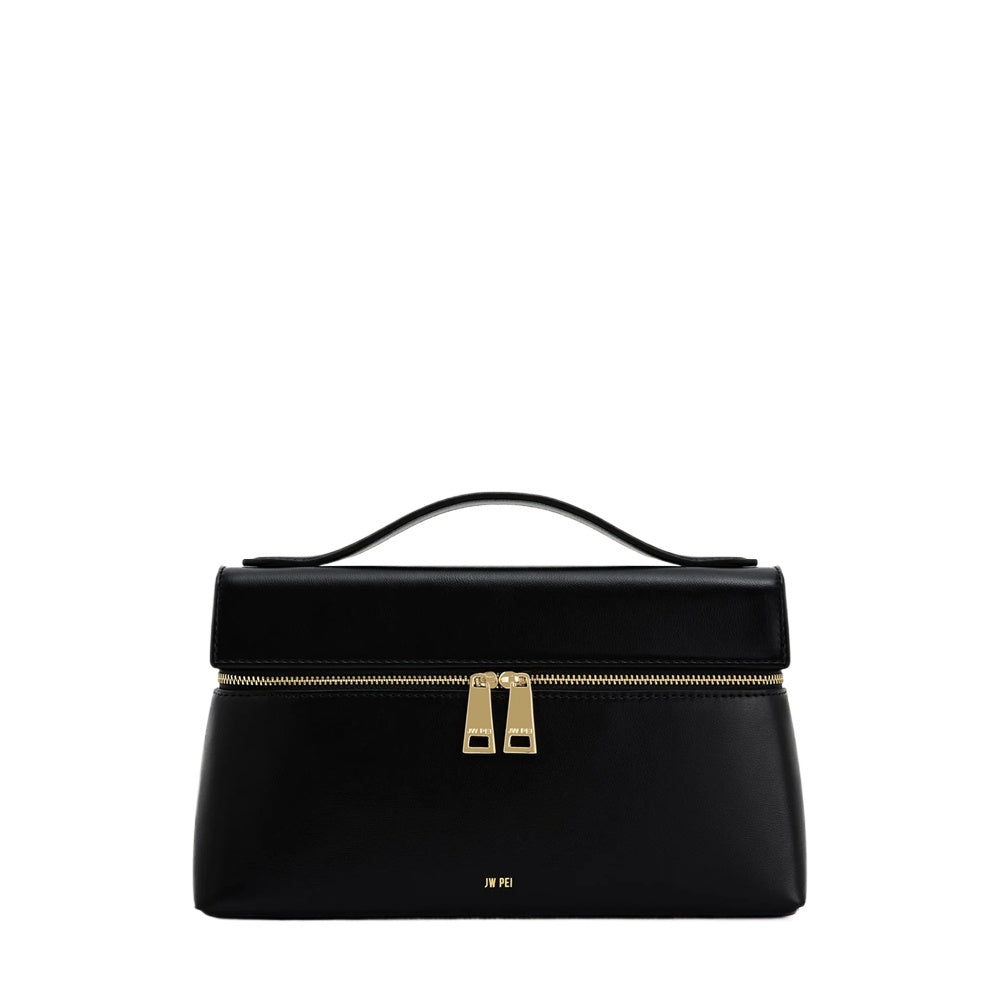 Black Zip Top Handle Bag