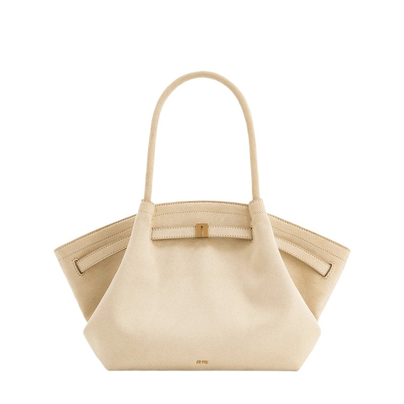 Black Structured Tote Bag