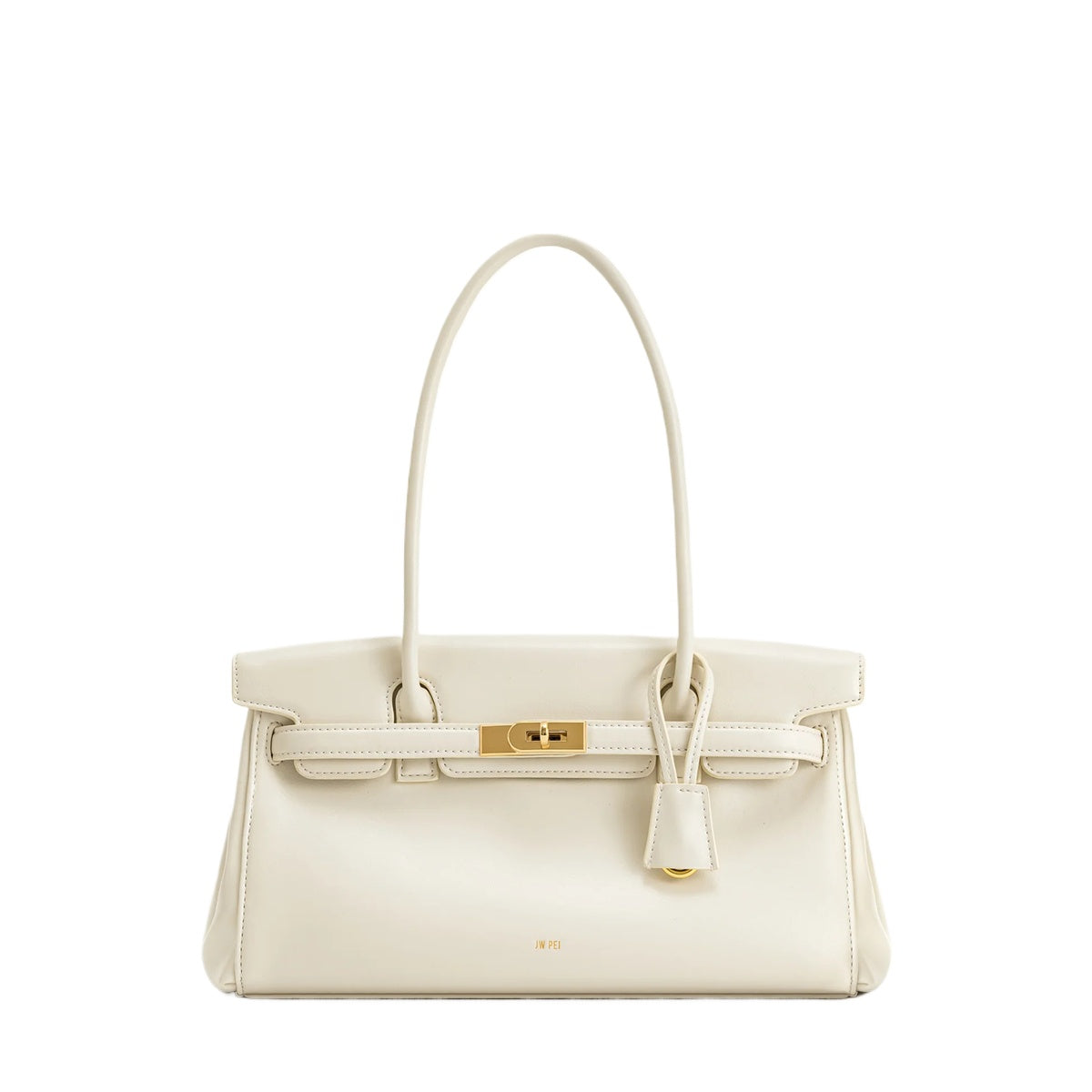 Black Lock Buckle Shoulder Bag