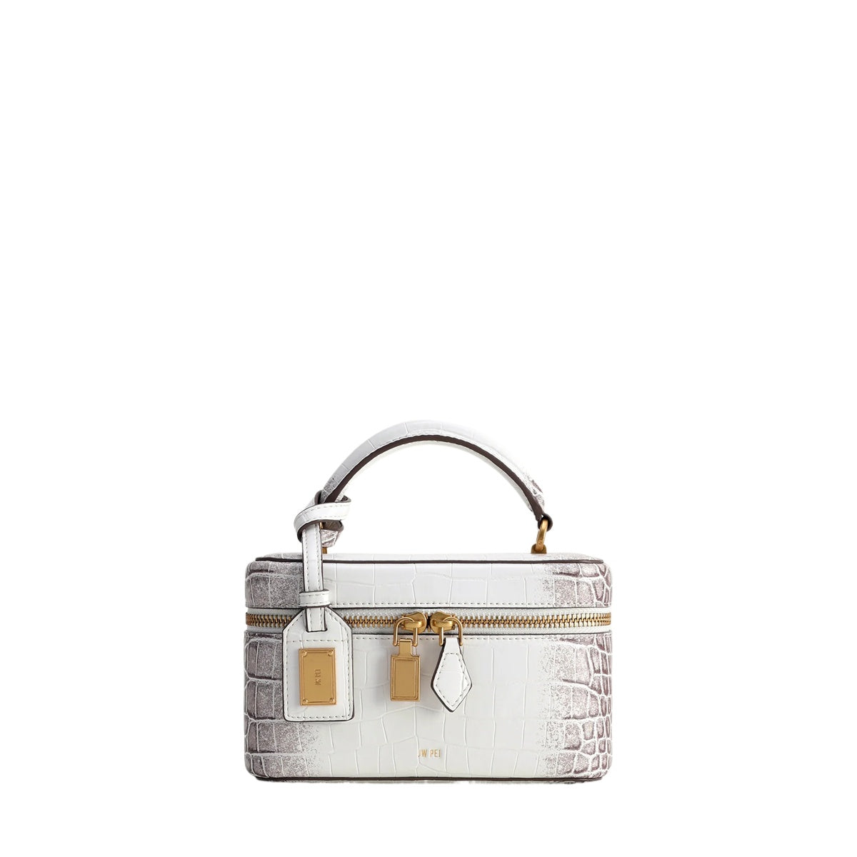 Croc Embossed Small Box Bag