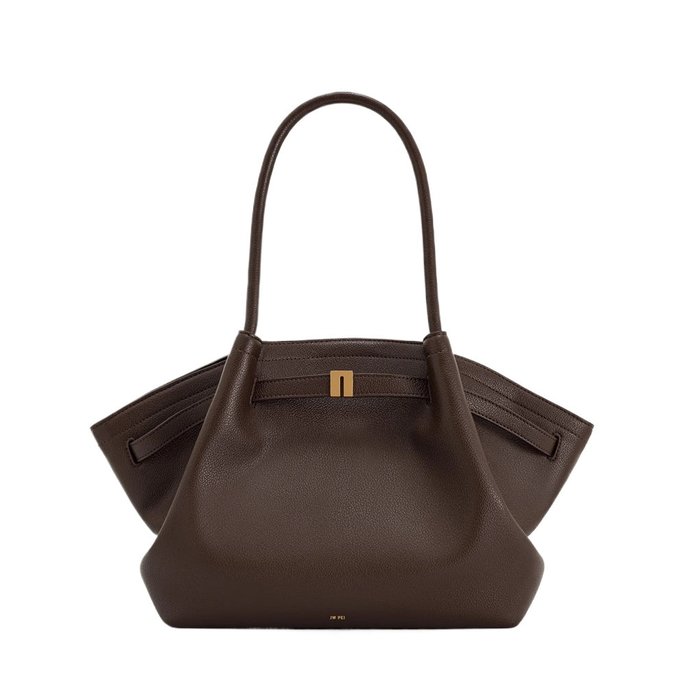 Black Structured Tote Bag