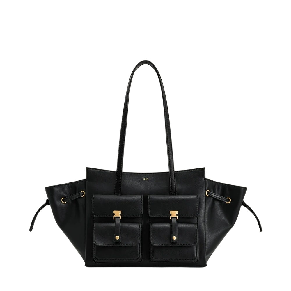 Tan Multi Pocket Tote Bag