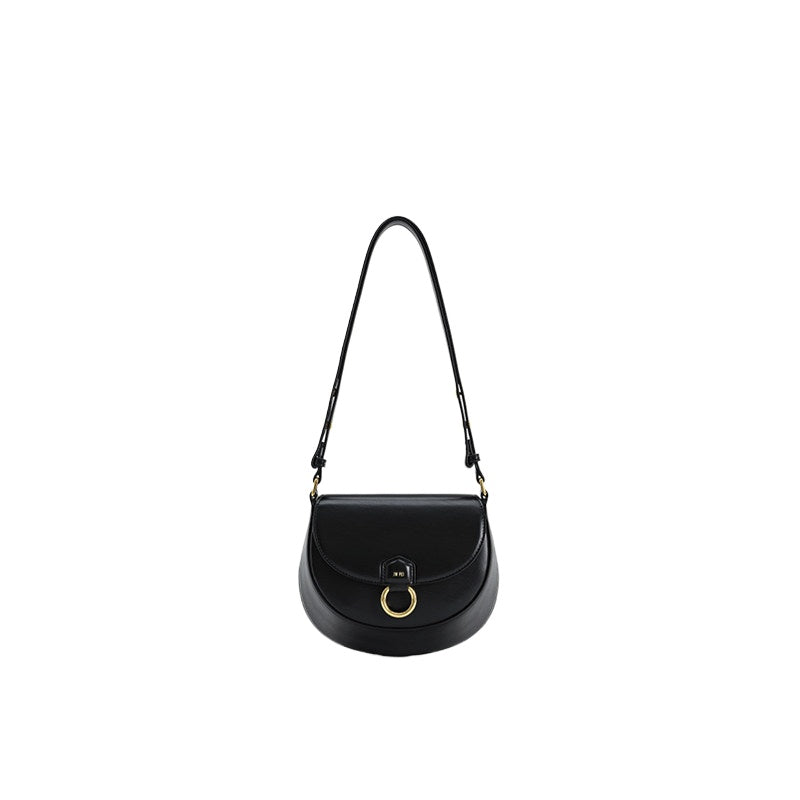 Brown Flap Saddle Bag