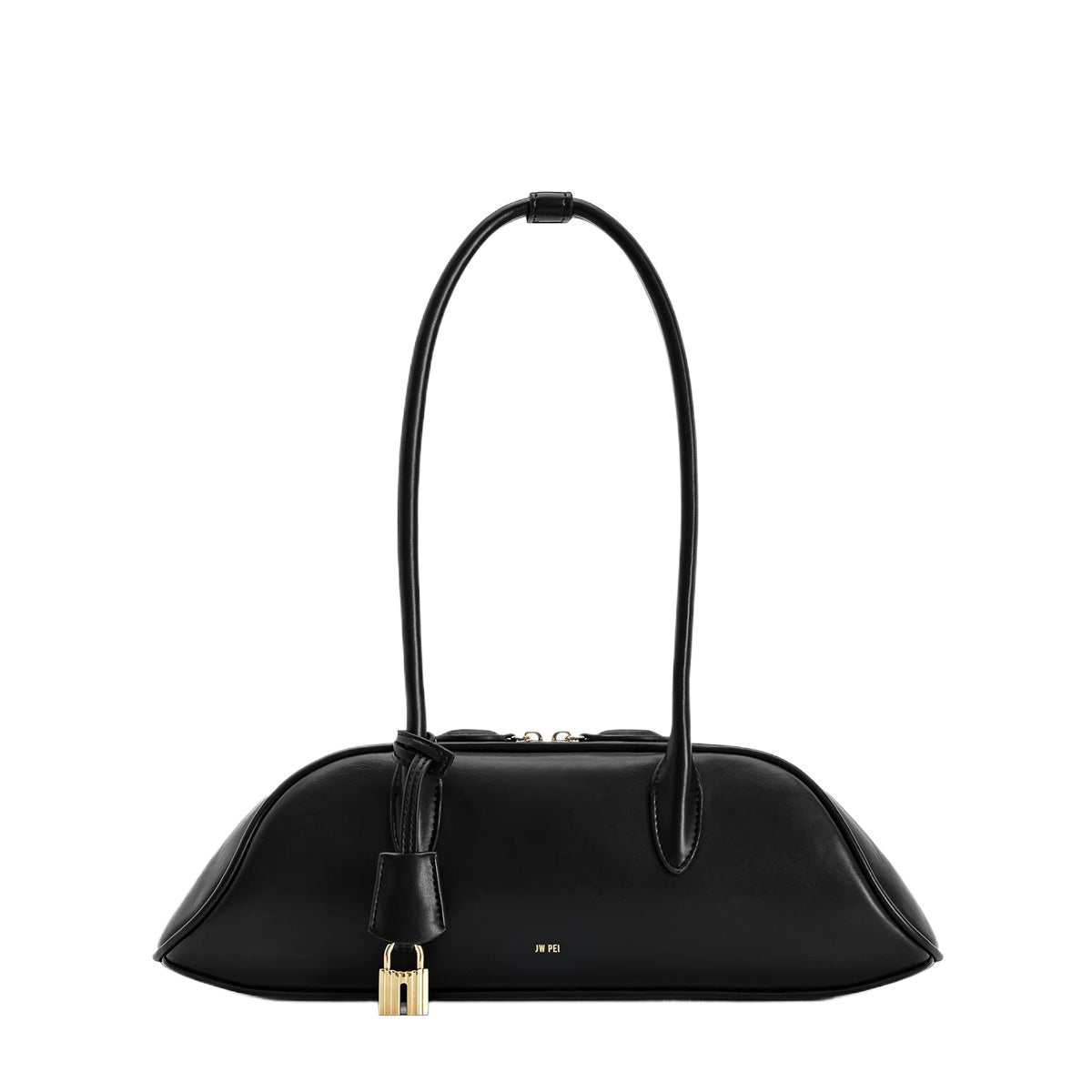 Black Bowling Shoulder Bag