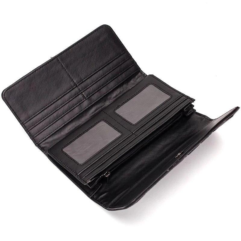 Geometric Slim Trifold Wallet