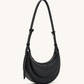 Black Crescent Shoulder Bag