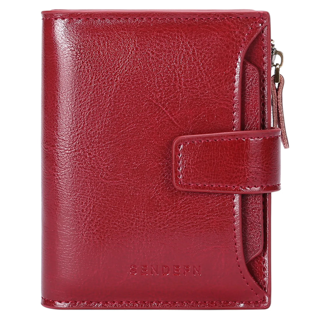 Compact Leather Coin Wallet