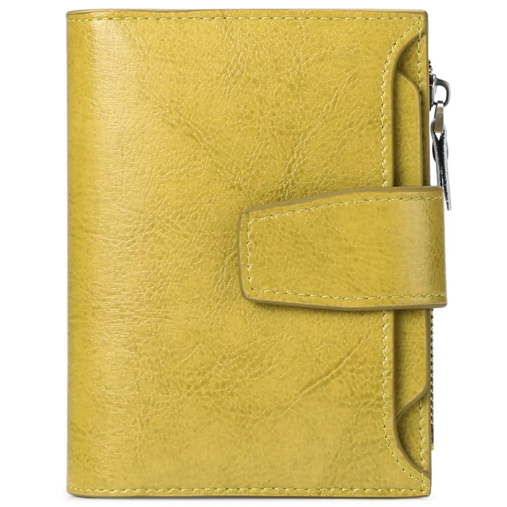 Compact Leather Coin Wallet