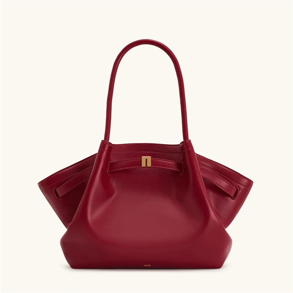 Black Structured Tote Bag