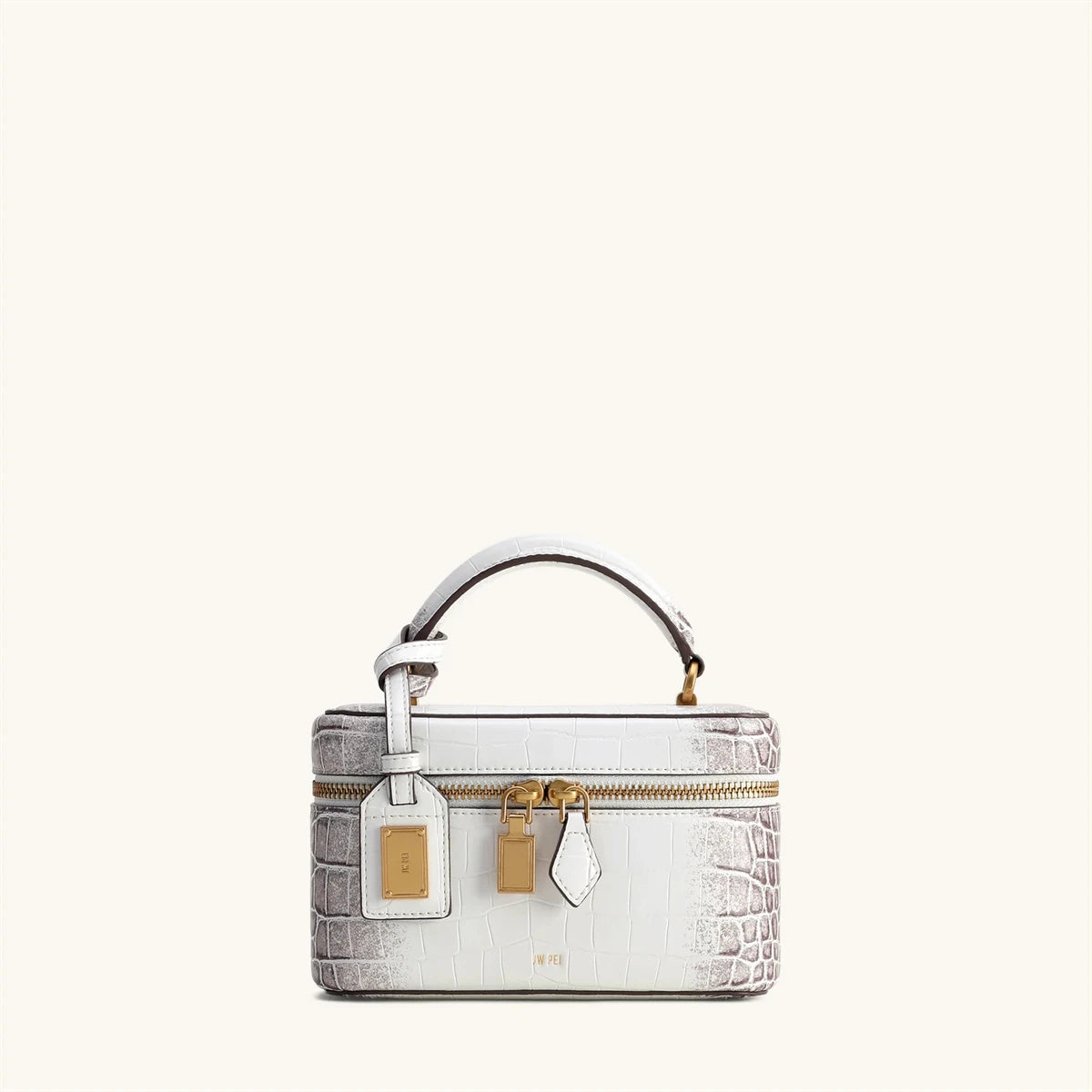 Croc Embossed Small Box Bag