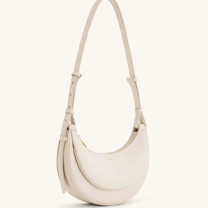 Black Crescent Shoulder Bag