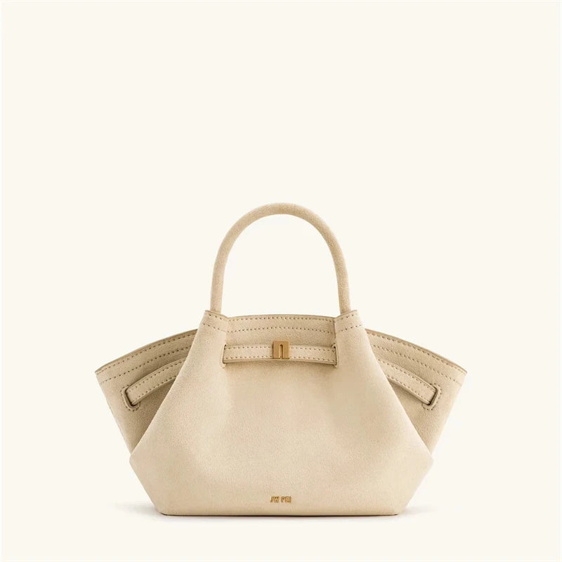 Dark Brown Structured Tote Bag