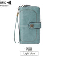 RFID Zip Wristlet Wallet