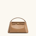 Black Lock Detail Shoulder Bag