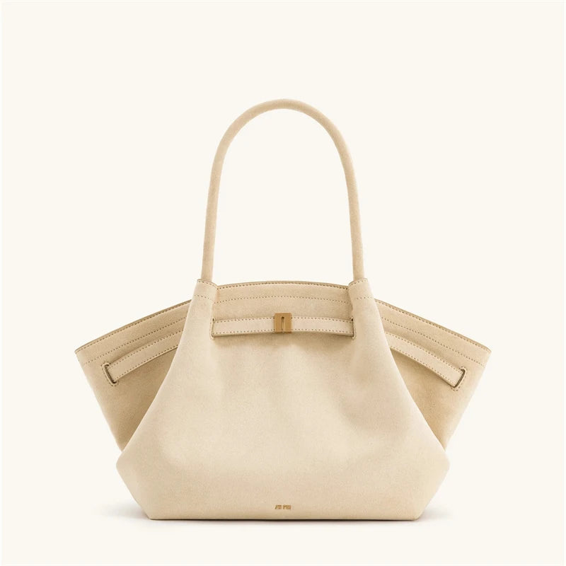 Black Structured Tote Bag