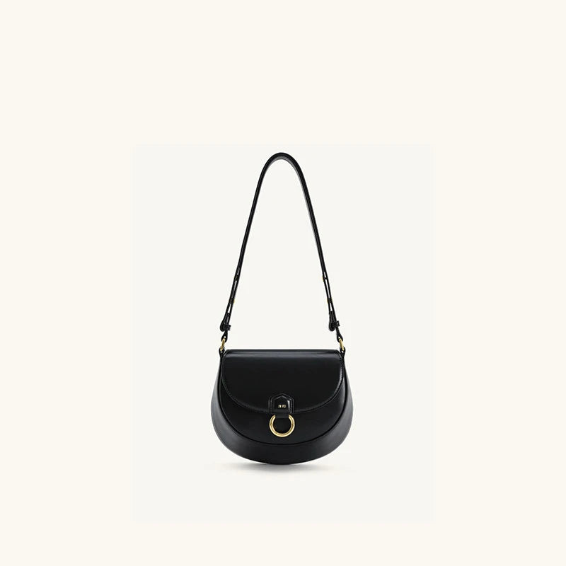 Brown Flap Saddle Bag