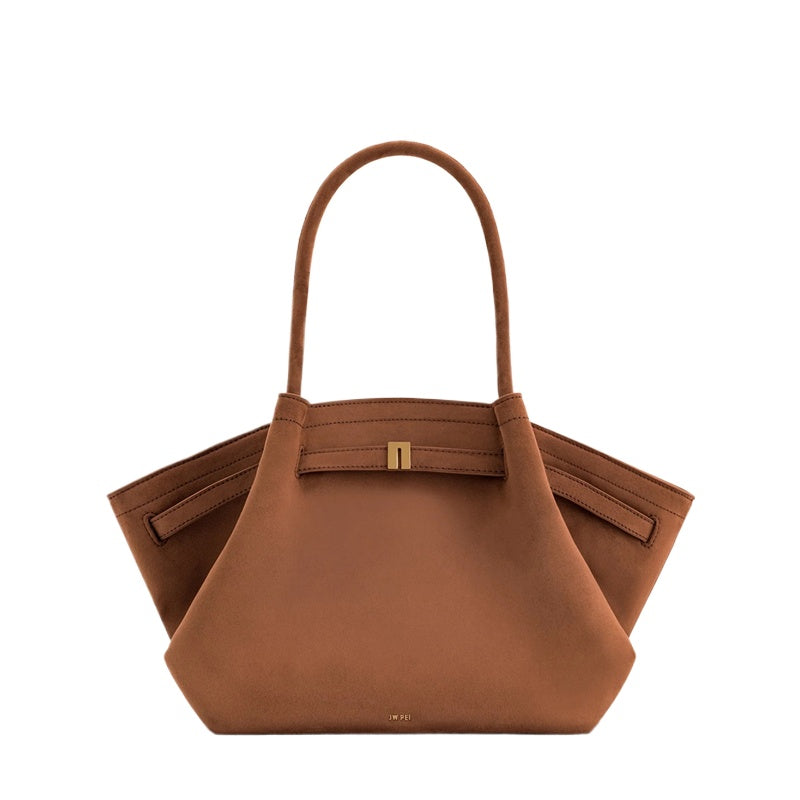 Black Structured Tote Bag