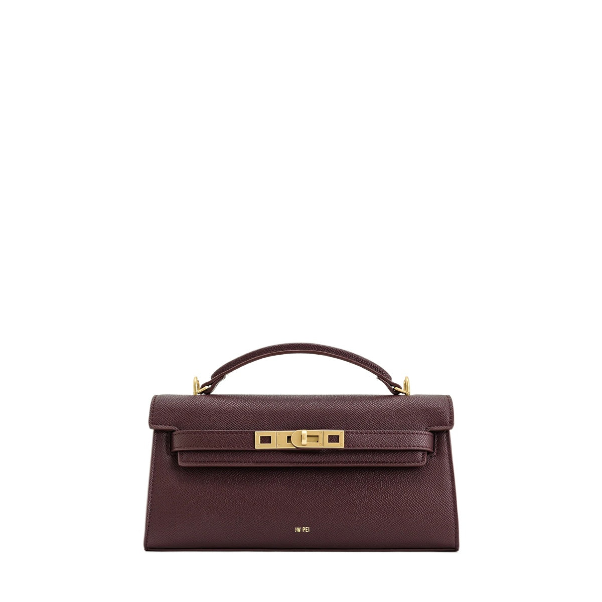 Croc Embossed Top Handle Bag
