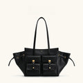 Tan Multi Pocket Tote Bag